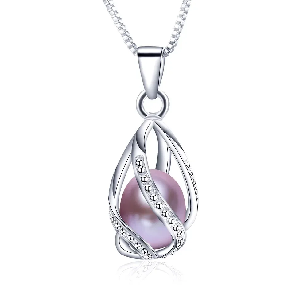 Pendentif en argent avec perle de culture