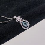 pendentif Maison du Pendentif Aigue-Marine Goutte