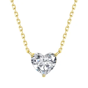 pendentif cœur en diamant