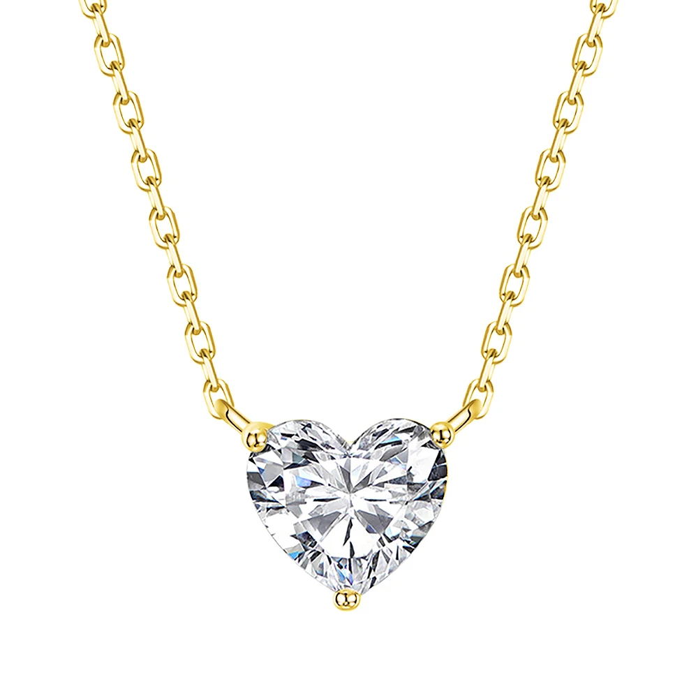 pendentif cœur en diamant