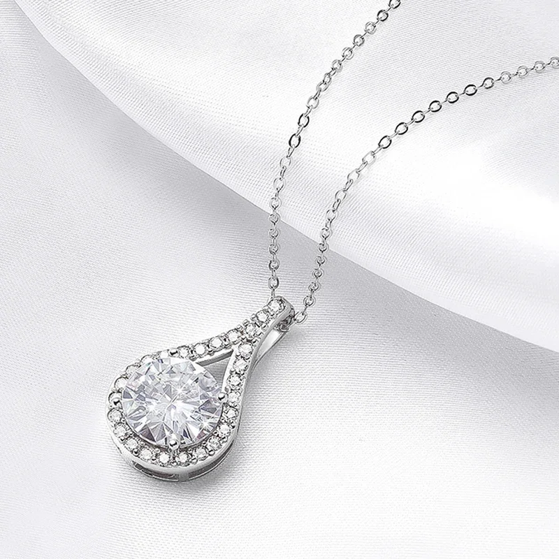 Pendentif Diamant Goutte D'Eau