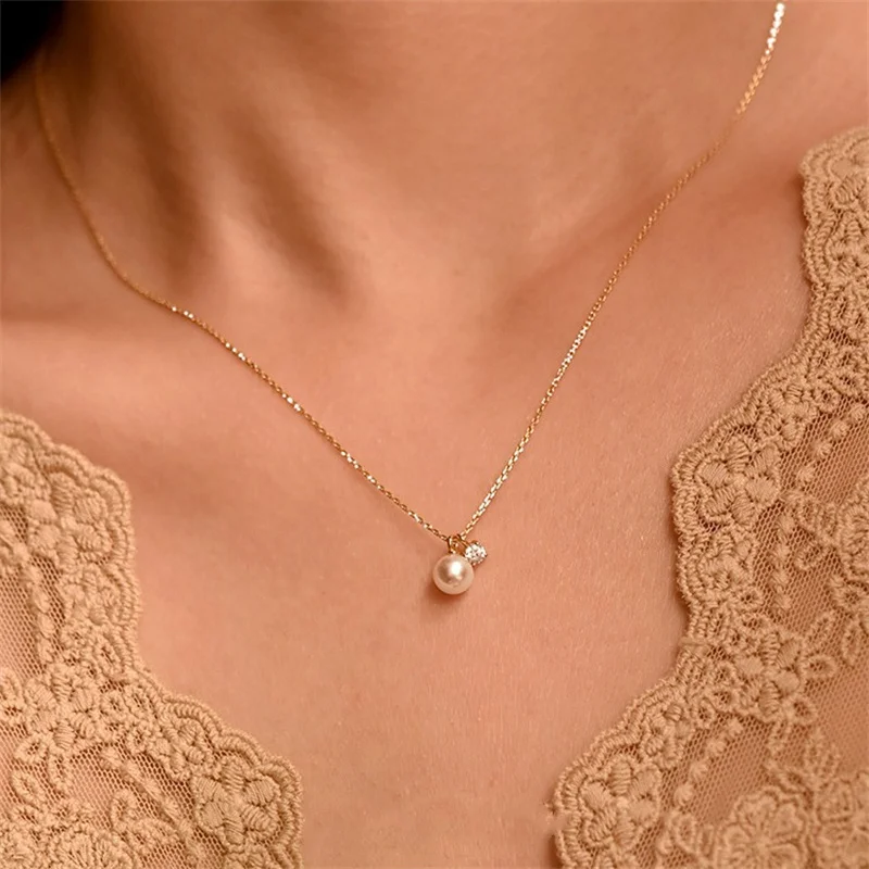 pendentif en argent avec perle de culture