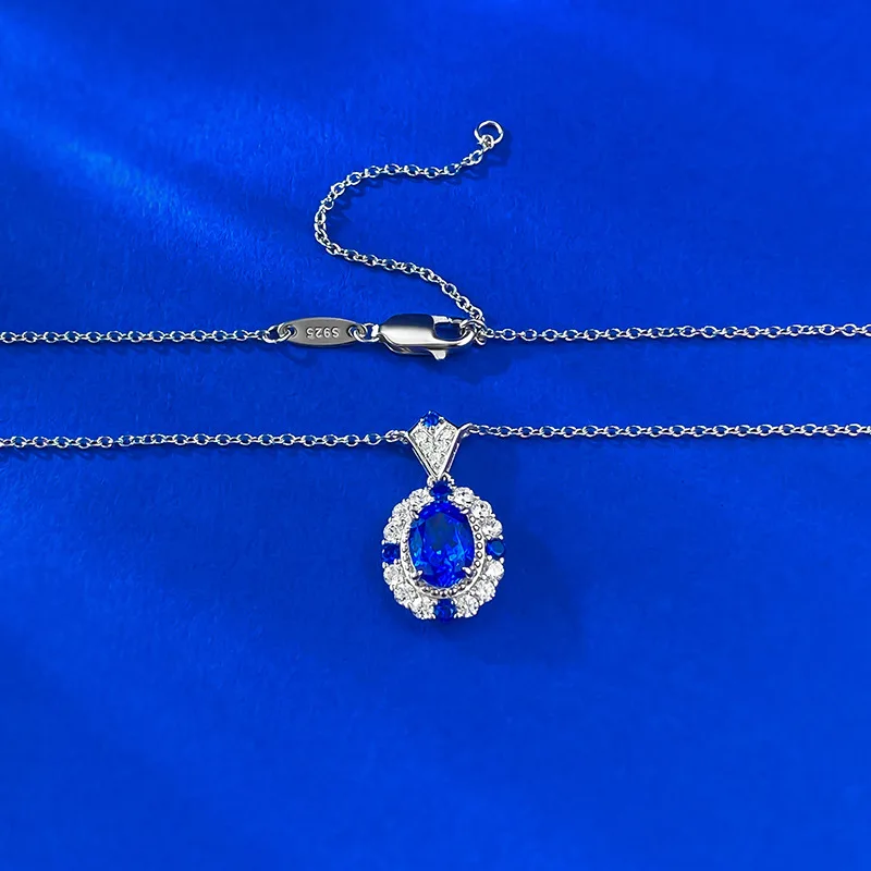 pendentif saphir homme