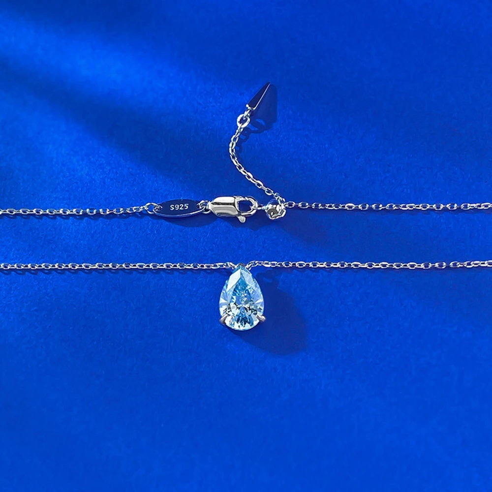 pendentif aigue-marine poire