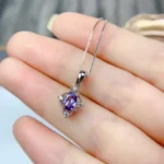 pendentif tanzanite argent maison du pendentif