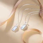 pendentif pierre de lune rectangle
